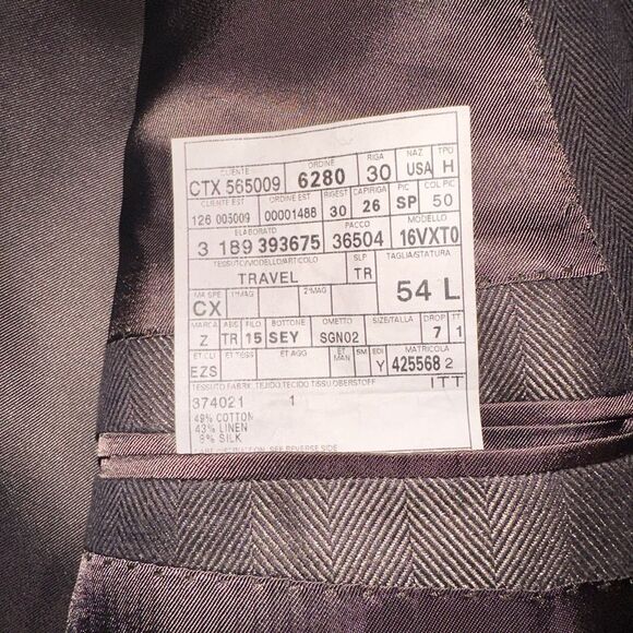 Ermenegildo Zegna Custom Chocolate Brown Blazer. - Picture 5 of 6